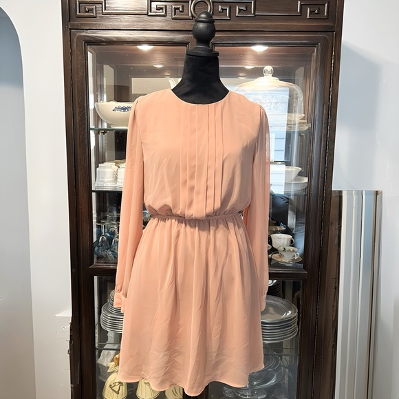 Forever 21 Dresses & Skirts - Forever 21 Pink Bishop Sleeve Sundress